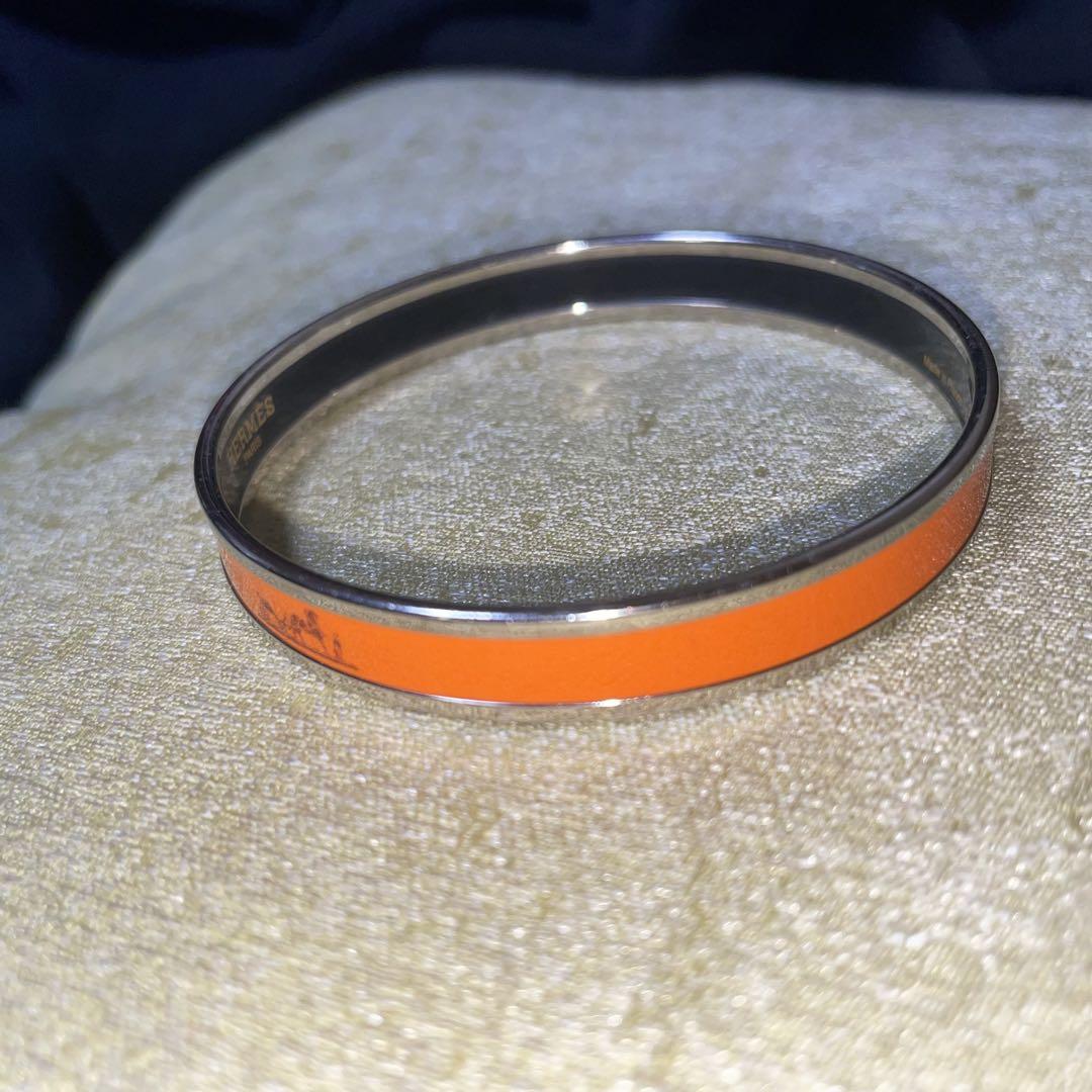 HERMES オレンジ バングル クラシック