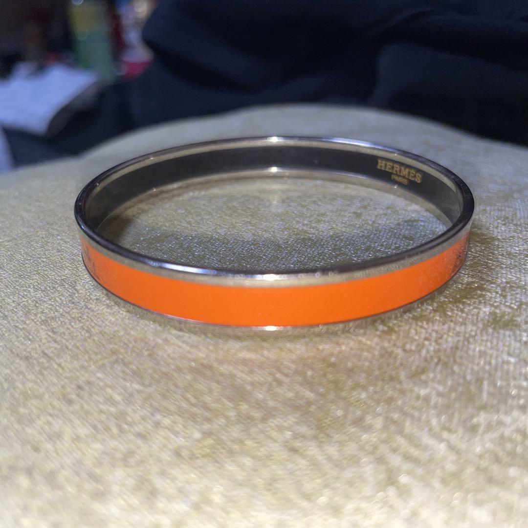 HERMES オレンジ バングル クラシック