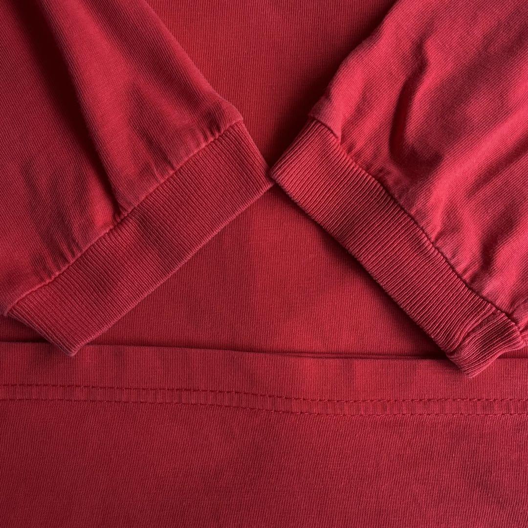 “名作シャドーマン” old stussy 紺タグ プリント ロンT M