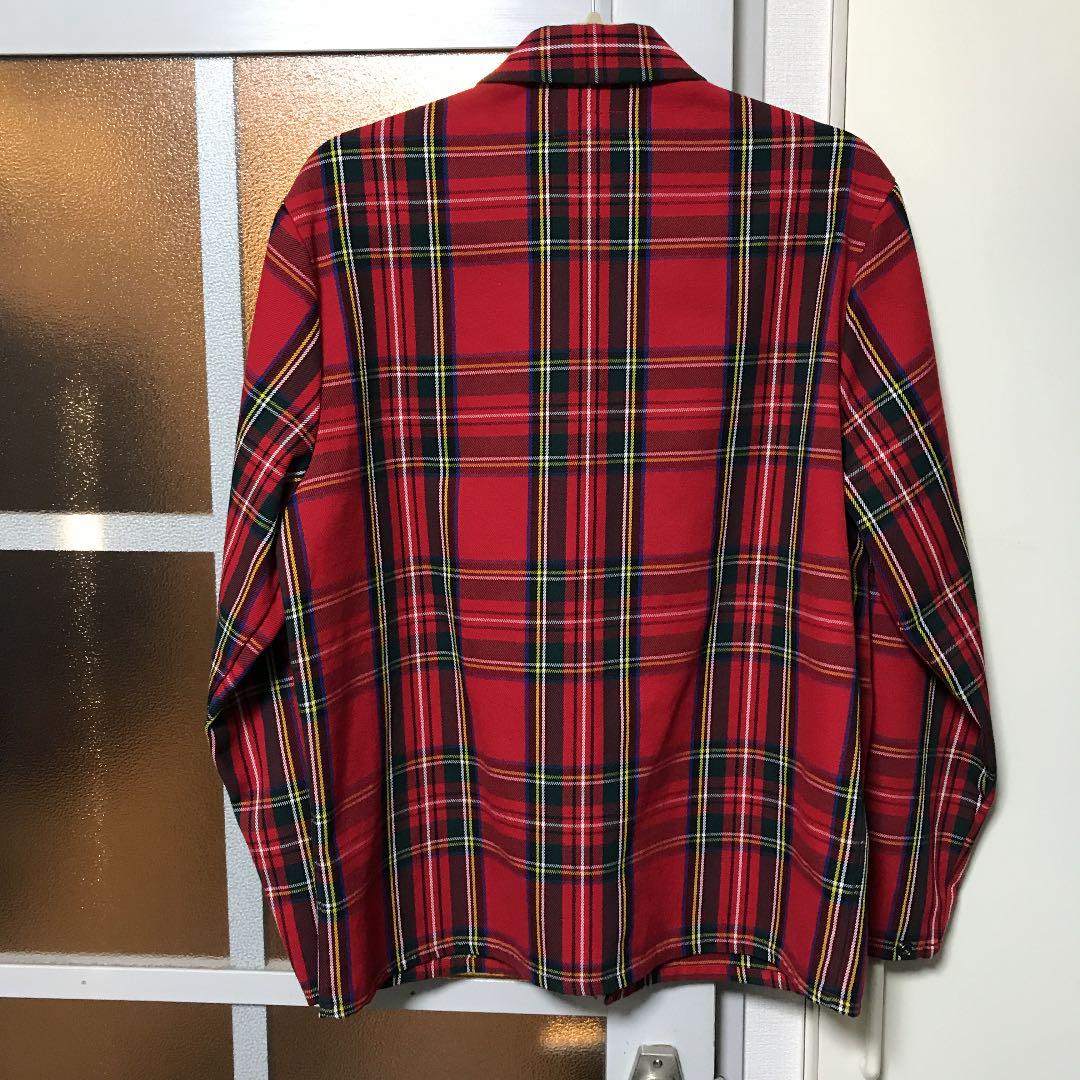 Supreme Shop Jacket シュプリーム 赤 チェック - メルカリ
