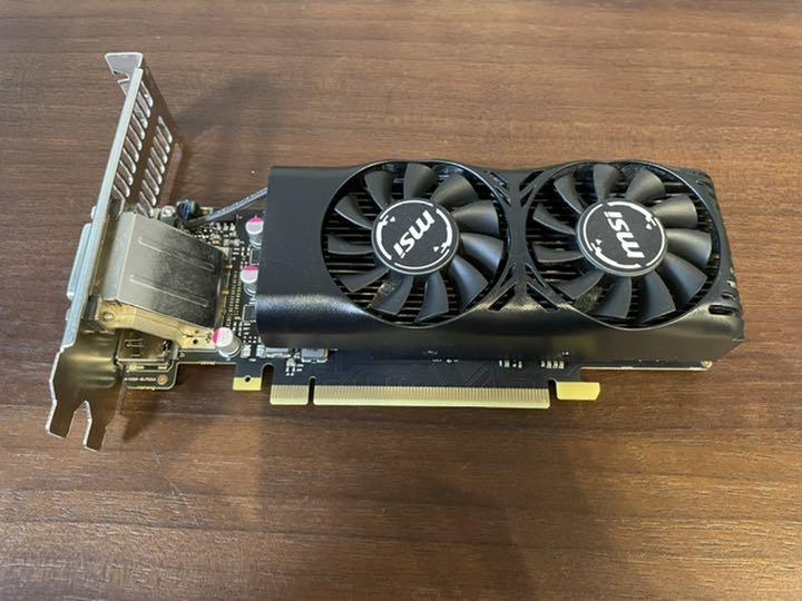 MSI GeForce GTX 1050 Ti 4GT LP グラフィックスボーPC/タブレット