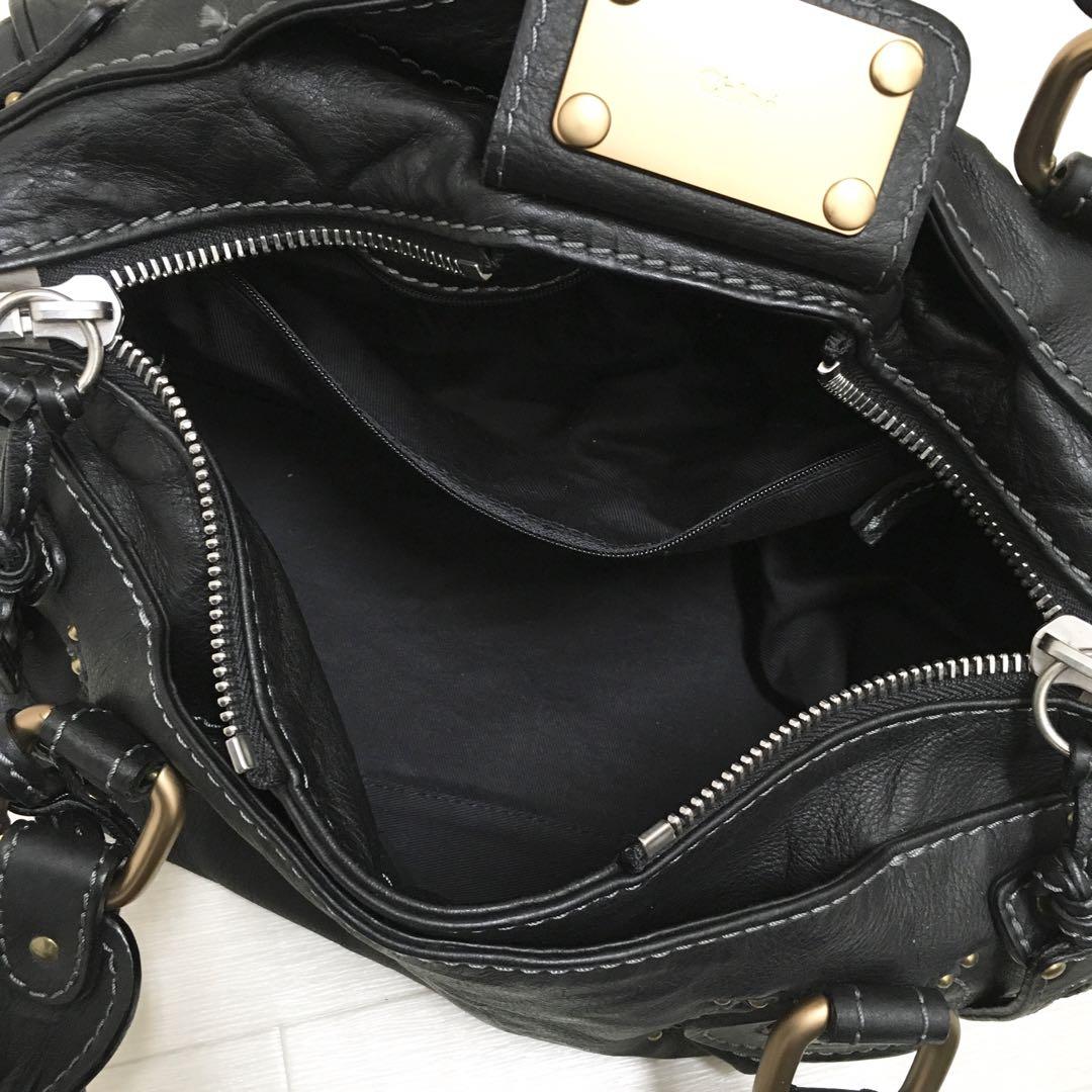 ☆超美品・シリアル付☆ Chloé パディントン ミディアム レザーハンドバッグ