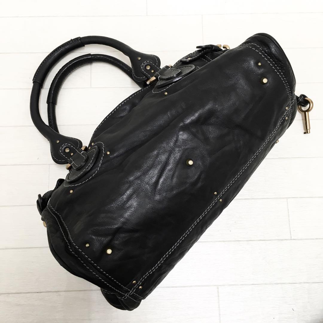 ☆超美品・シリアル付☆ Chloé パディントン ミディアム レザーハンドバッグ
