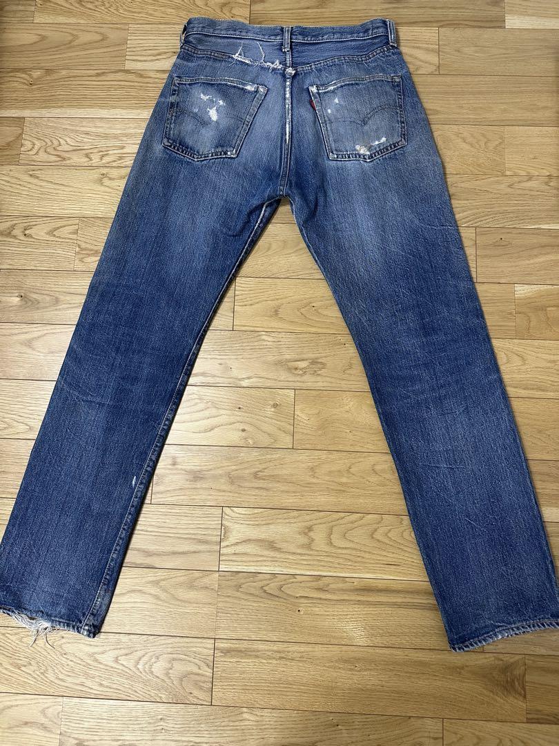Levi's 501 66前期 BIG E シングルステッチ ボタン裏6