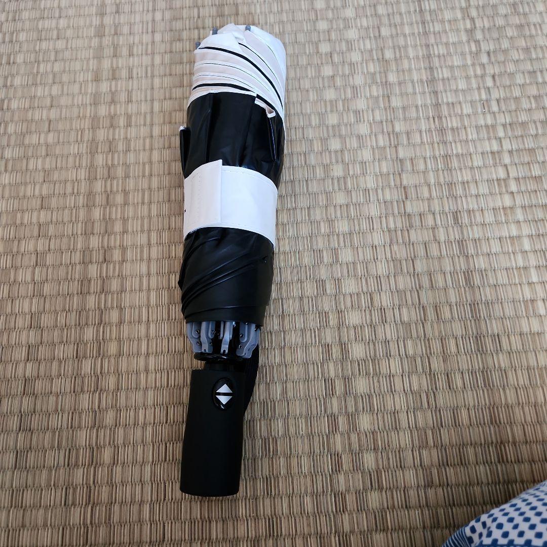 HIYARI 晴雨兼用ストライプ折りたたみ傘