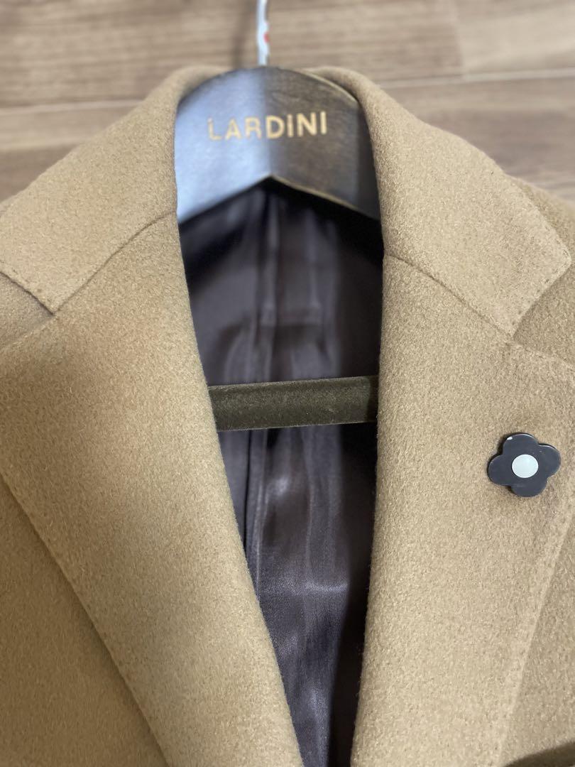 美品　LARDINI【ラルディーニ】 チェスターコート　　キャメル