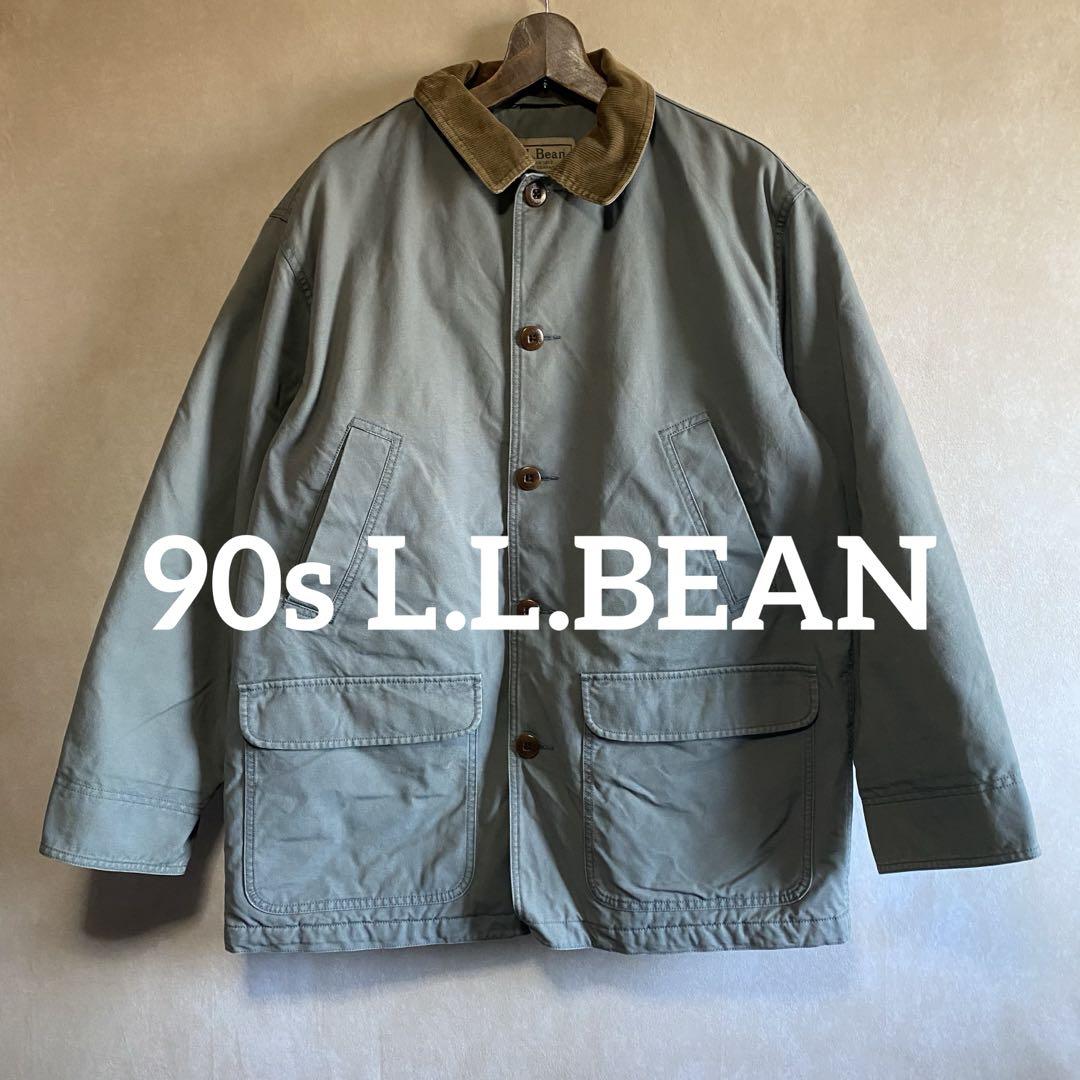 90s L.L.BEAN ダックジャケット Lサイズ カバーオール