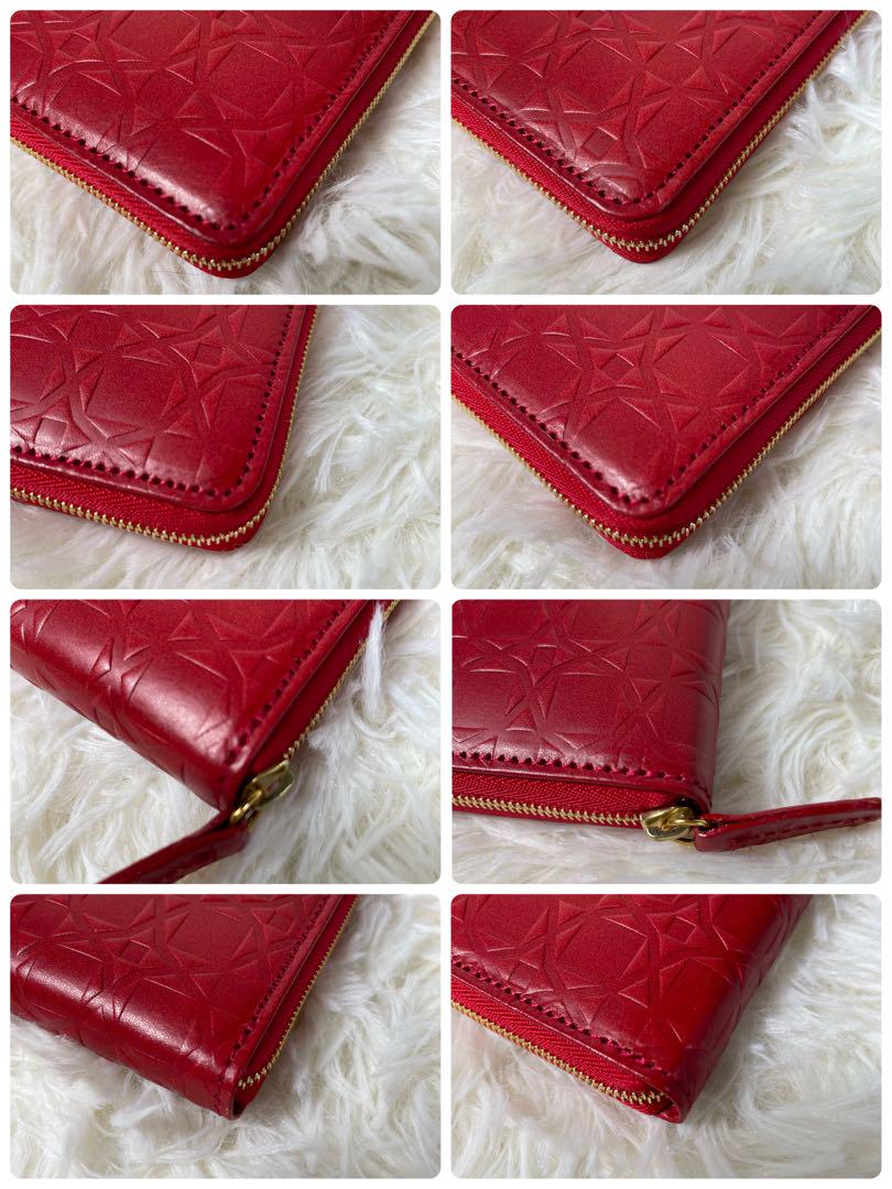 未使用級✨ MACKINTOSH LONDON エンボス長財布 レッド - メルカリ