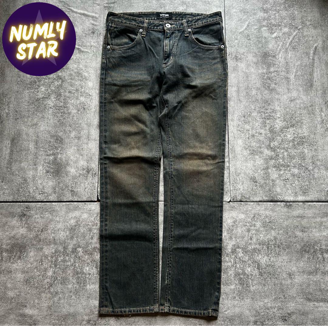 パンツ archive wrangler grunge fade denim pants