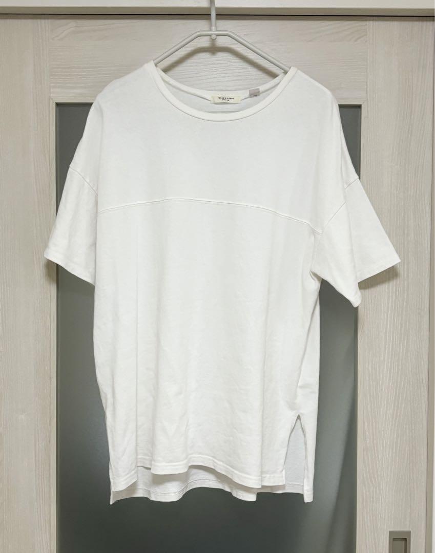 フリークスストア USAコットンフットボールTシャツ 白 画像1