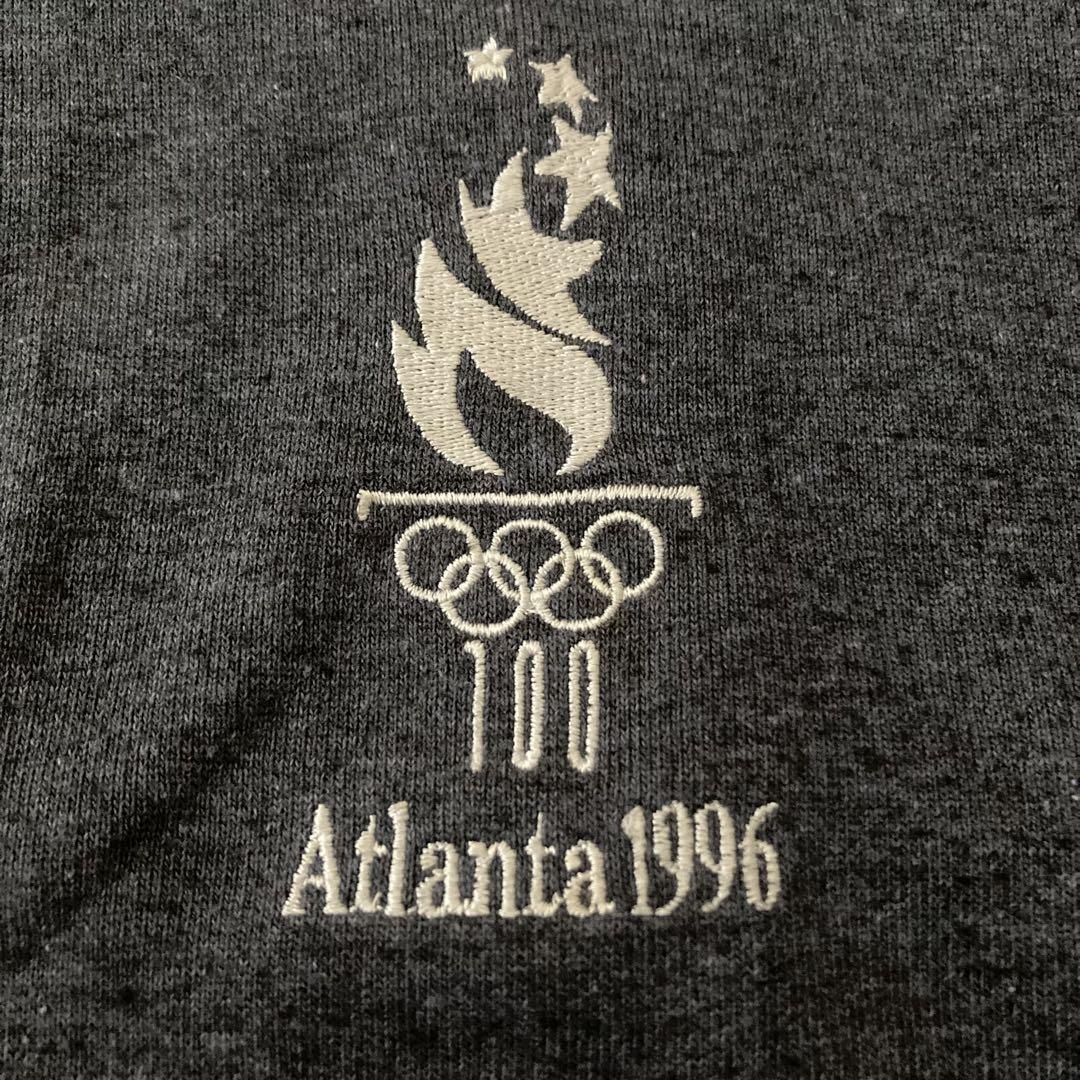 USA製 1996 アトランタ五輪 チャンピオン ハーフジップスウェット