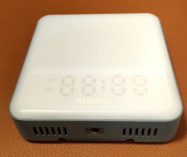 【moonmoon】トトノエライト　光目覚まし時計　グレー