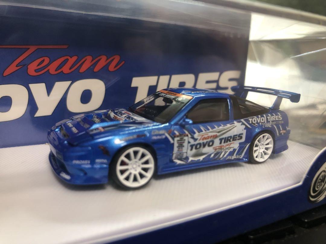 ミニカー Toyo Tires 180sx 1/64 micro turbo