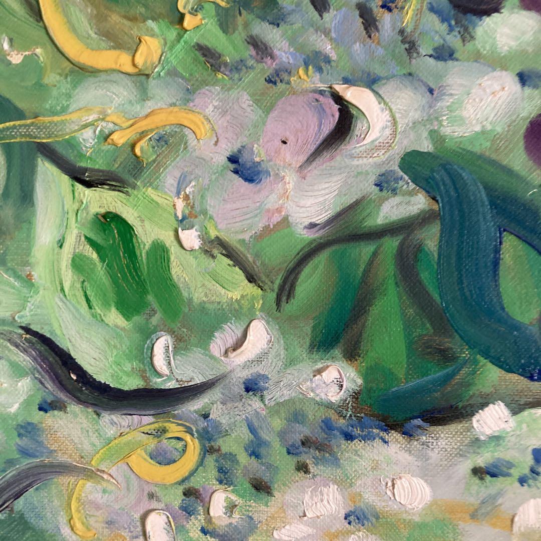 油彩画 花瓶と花の作品 油彩画 花瓶と花の作品
