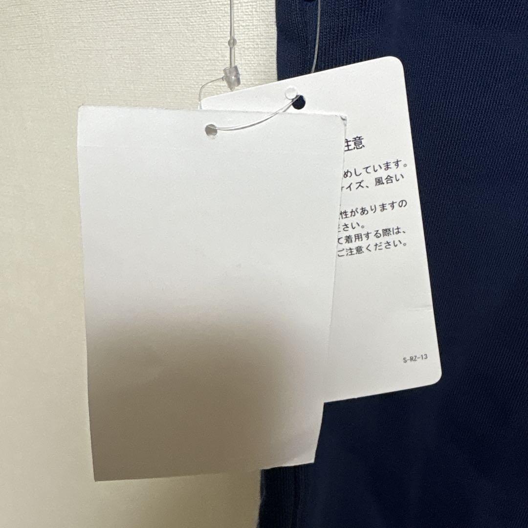 stripe for creative ネイビー ショートパンツ ストライプ刺繍