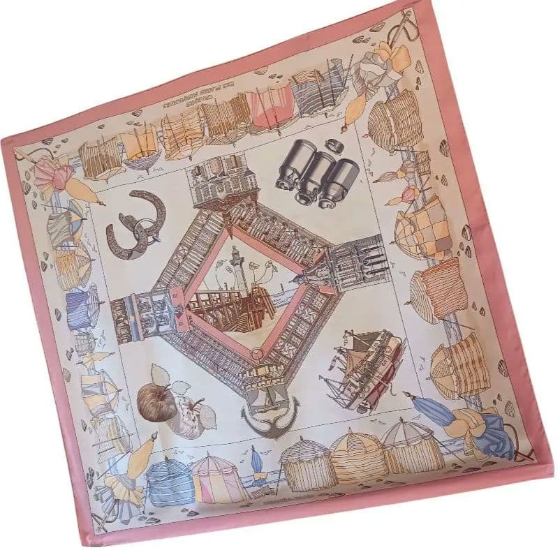 HERMES大判スカーフ約カレ90エルメス