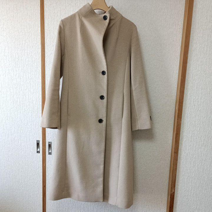 売れ筋商品お見逃しなく a.v.v メルカリ - Sサイズ ベージュ ロングコート カシミヤ混 ウール ジャケット・アウター
