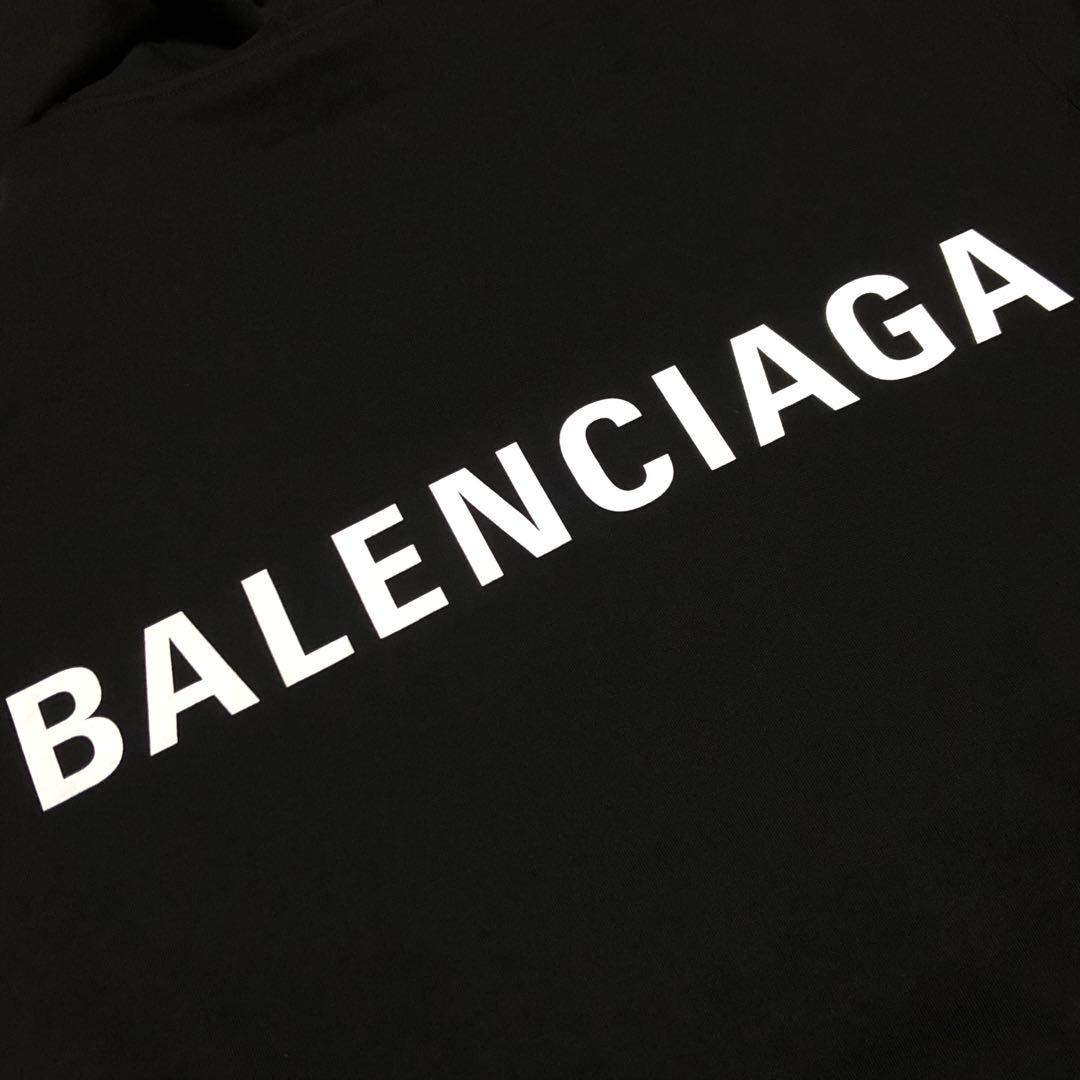 BALENCIAGA バレンシアガ ビックバックロゴ入り パーカー