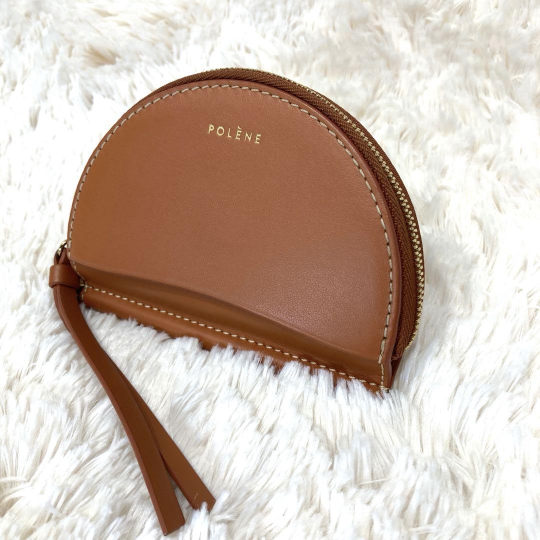 美品 レア ポレーヌ POLENE ミニウォレット コインケース