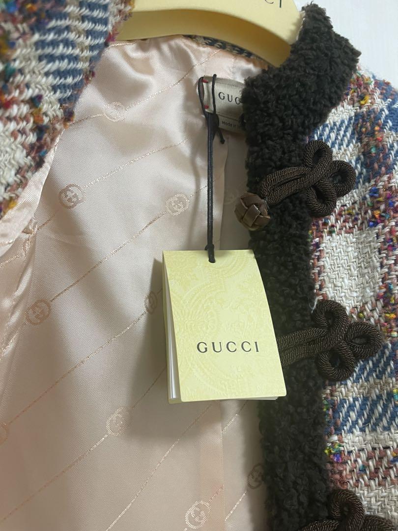 新品 GUCCIベビー ツイードコート 画像5