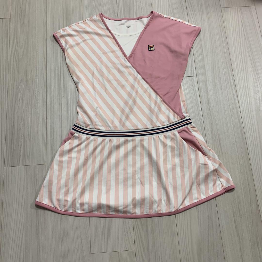 フィラワンピース（XL） FILA フィラ テニスウェア レディース ワンピース VL2936 2024FW