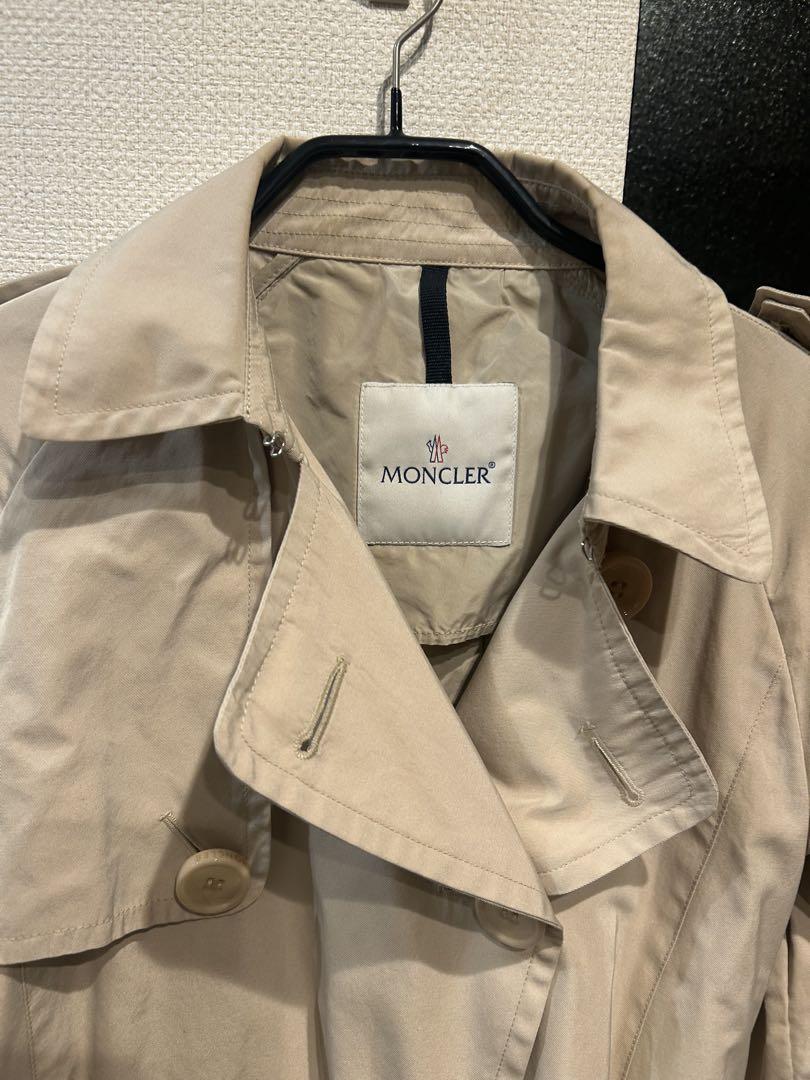 MONCLER ベージュ トレンチコート　サイズ1