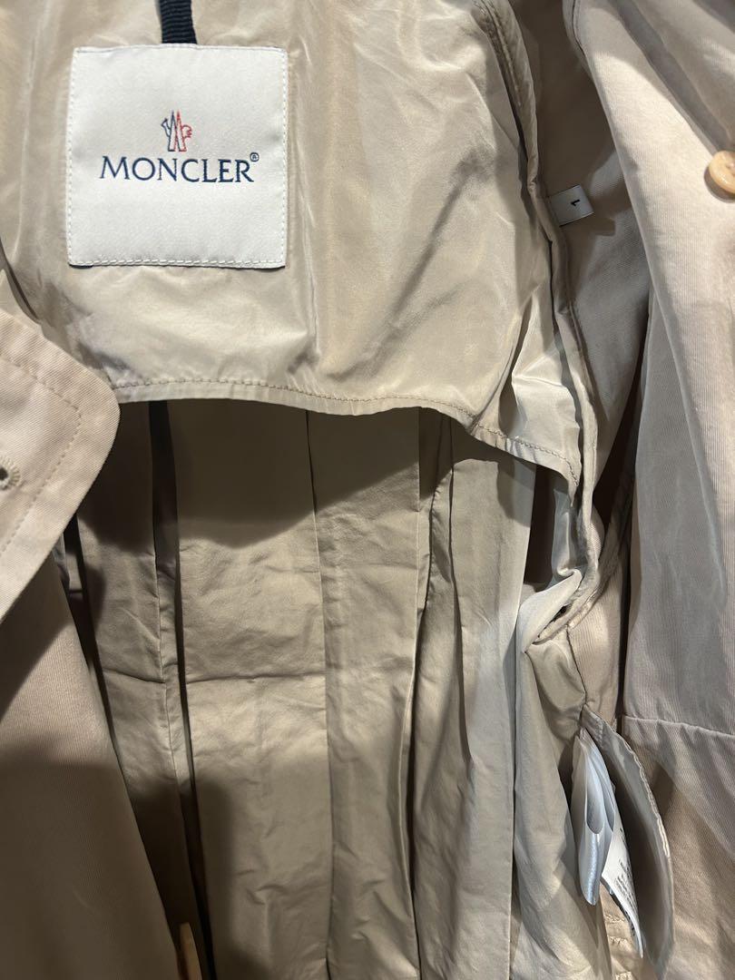 MONCLER ベージュ トレンチコート　サイズ1