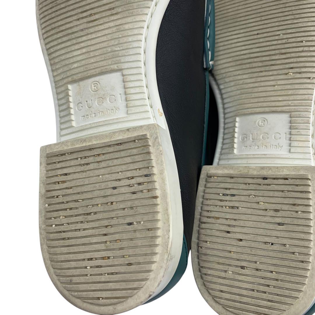 定価15万！　GUCCI グッチ　ホースビット　ローファー　バイカラー　レザー