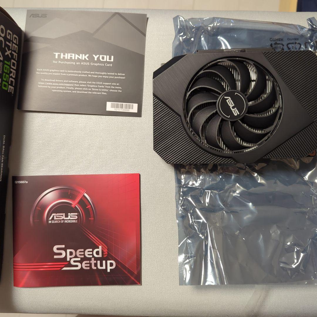 グラフィックボード・グラボ・ビデオカード ASUS PHOENIX GeForce GTX 1650 OC 4GB