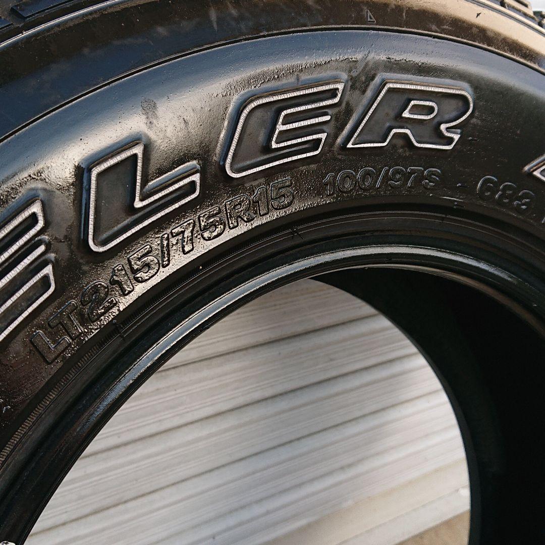 アストロGMCアメリカンロード15インチBRIDGESTONEタイヤ4本セット 画像8