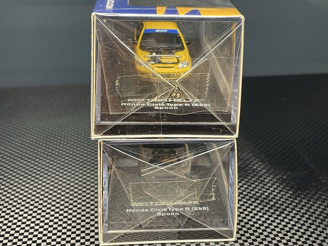 ラストMOTORHELIX 1/64 civic ek9 SPOON 2台セット