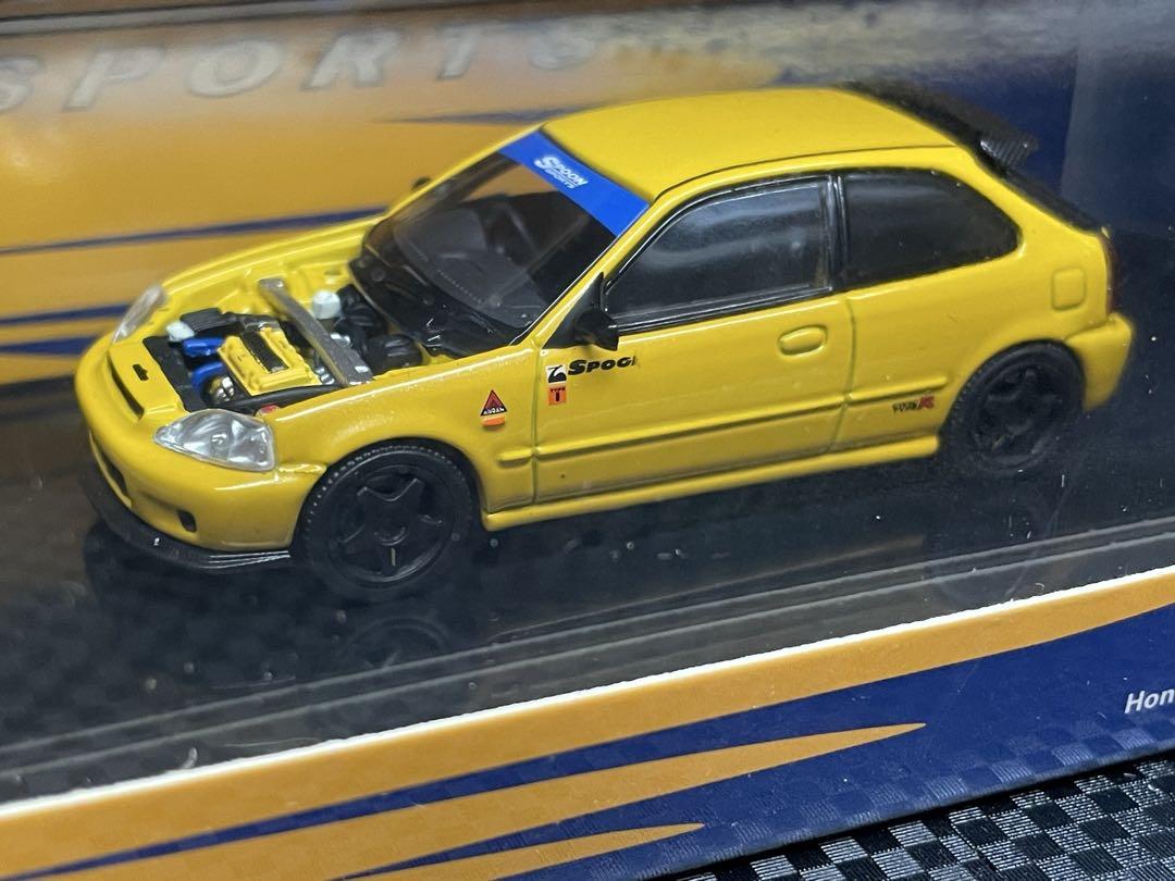 激安通販新作 ek9 civic 1/64 MOTORHELIX SPOON メルカリ - 2台セット ミニカー