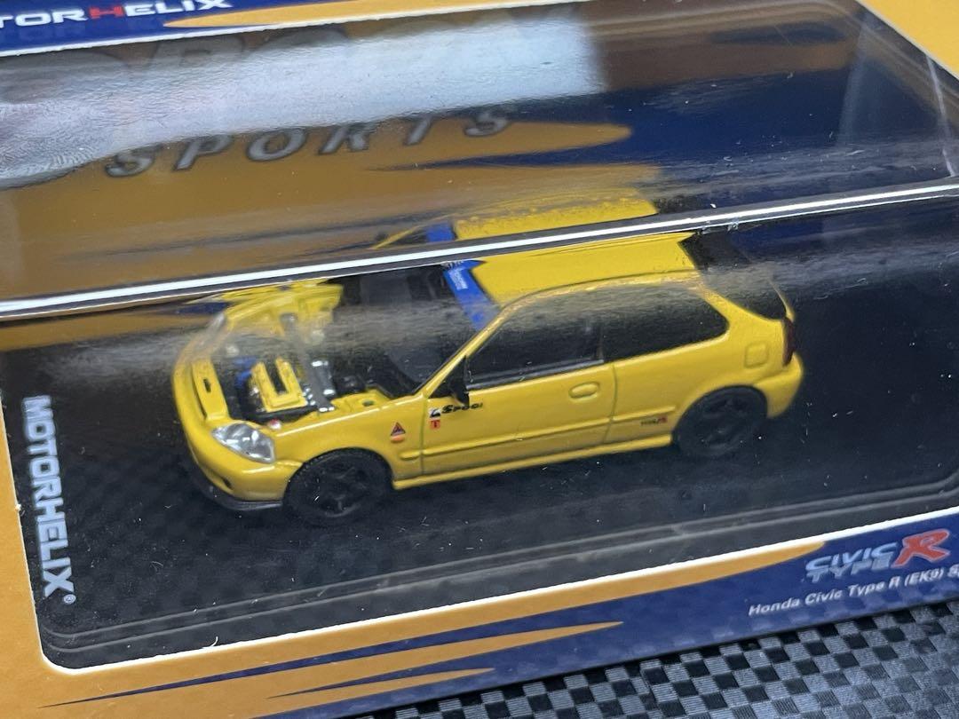 ラストMOTORHELIX 1/64 civic ek9 SPOON 2台セット