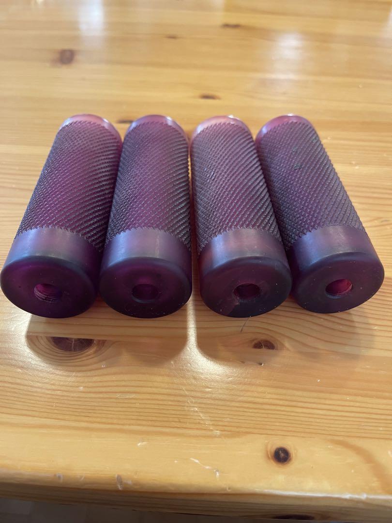 超希少品！BMX 超軽量ペグ 059BRAND POLY-PEG クリアパープル 超希少品 BMX 超軽量ペグ 059BRAND POLY-PEG クリアパープル