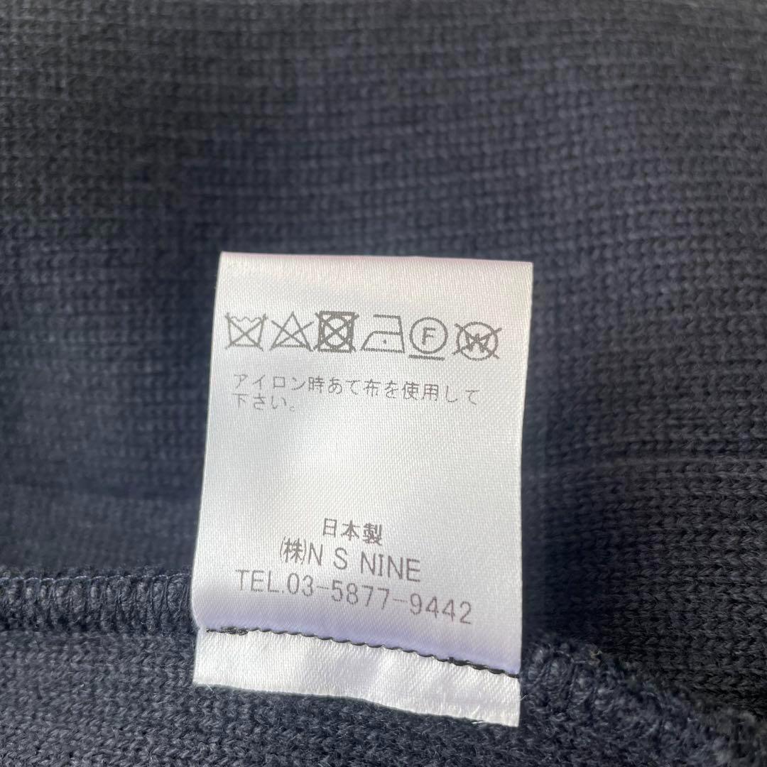 定価約13万 新品タグ付benine9 チェスターコート ネイビー ニット 定価約13万 新品タグ付benine9 チェスターコート ネイビー ニット