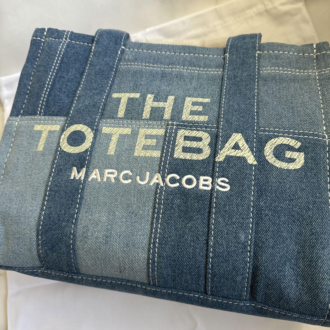 MARCJACOBS新品★MARC JACOBS ショルダーバッグ ブルー デニム A4サイズ対応