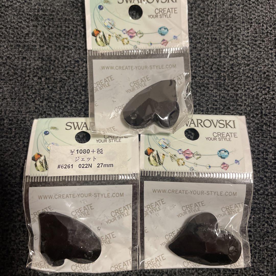 スワロフスキー 6261 ジェット 27ミリ 17ミリ 新品 #6261
