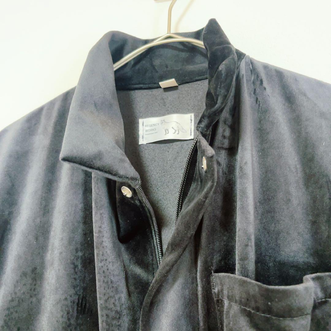 美品 アパルトモン別注 REGENCY WORKS ベルベットオールインワン 黒 美品 アパルトモン別注 REGENCY WORKS ベルベットオールインワン