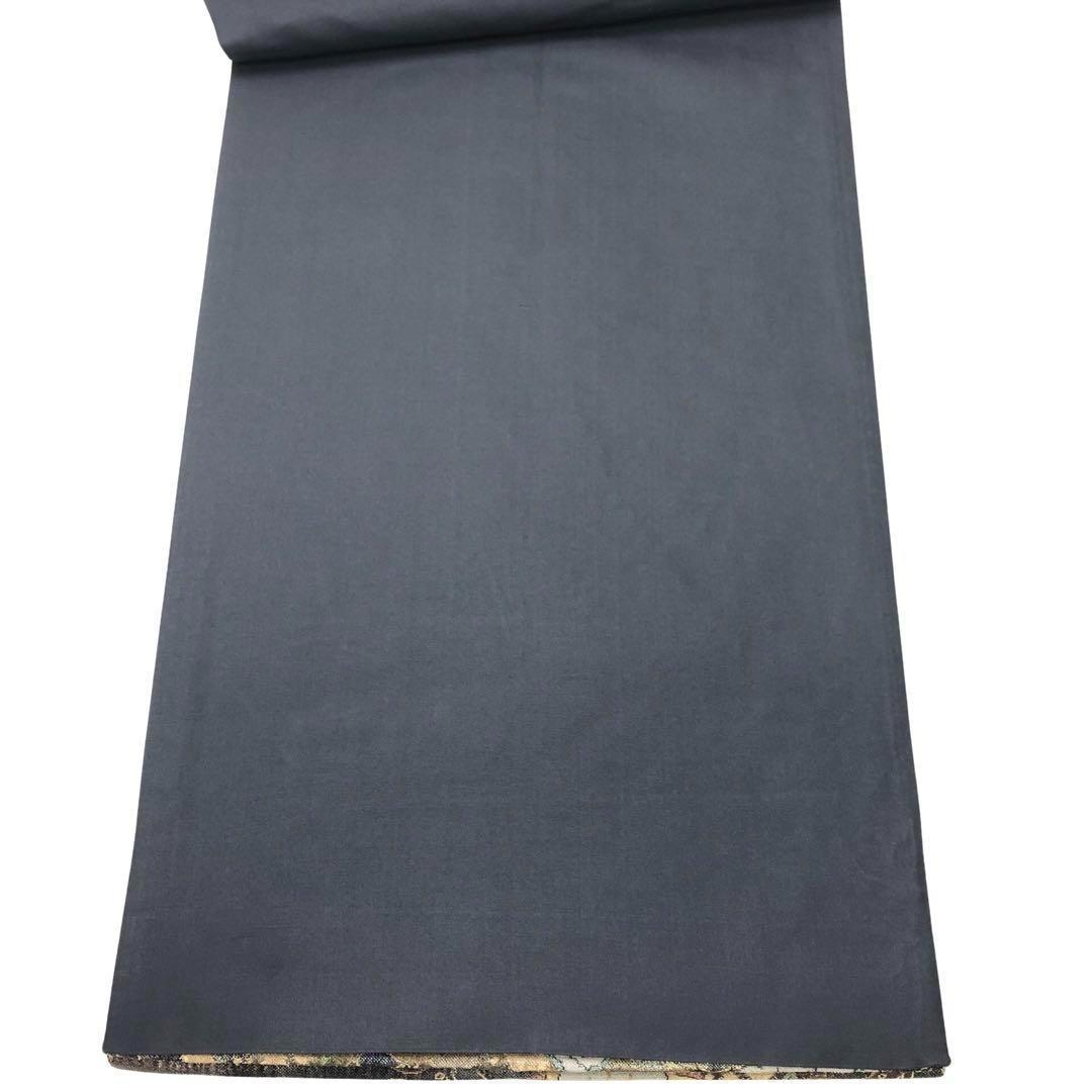 専用 袋帯 美しく煌びやかな辻が花模様 金糸 具墨色 O-3482 画像6