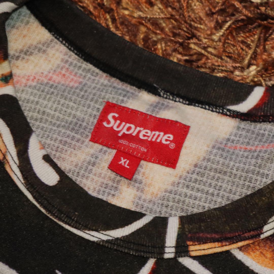 SUPREME （シュプリーム）ワッフルロンT 総柄 XL