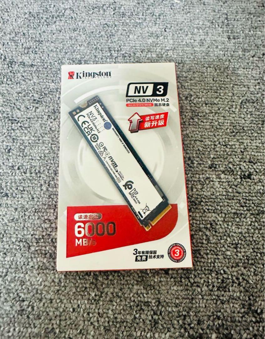 Kingston NV3 1TB SSD PCIe 4.0 M.2 新品未使用