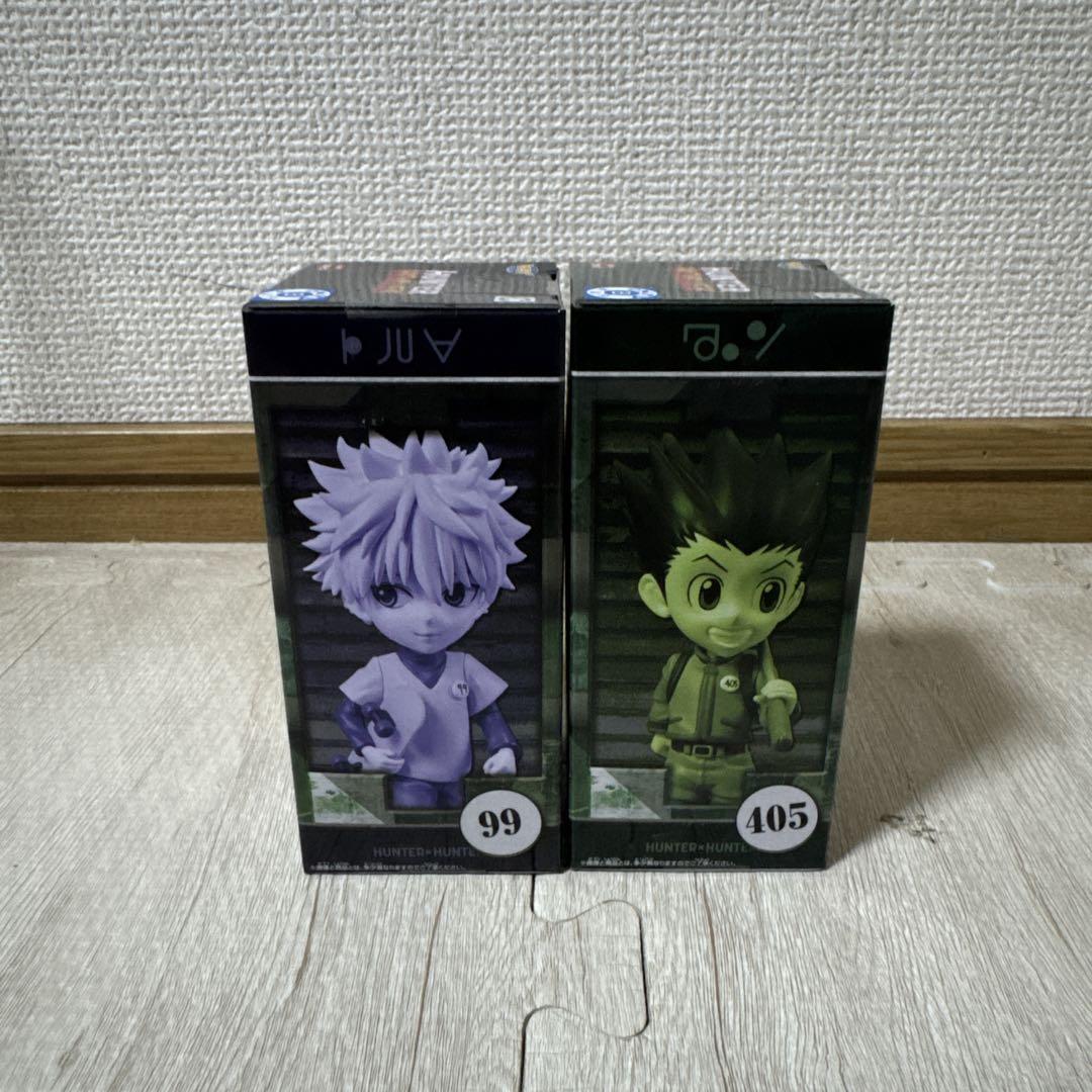 HUNTER×HUNTERアクリルminiフィギュア キルア　ゴン アニメハンター×ハンターフィギュア GK キルア Zoldyck ゴン