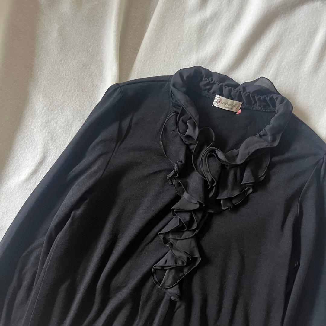 00s アーカイブ フリル カットソー y2k パンク グランジM MEDICALDB_JP