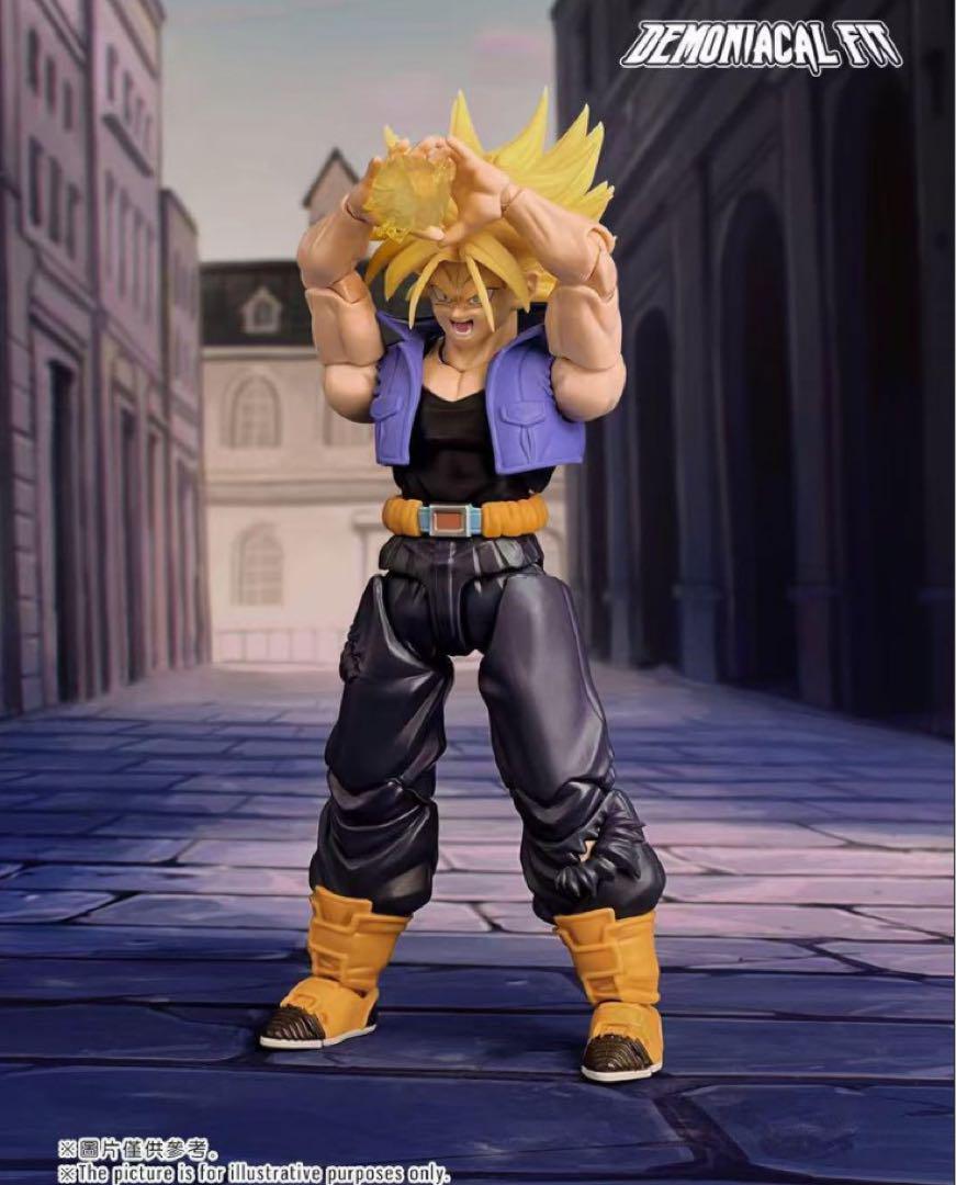 スーパーサイヤ人 トランクス　S.H.フィギュアーツ　同サイズ