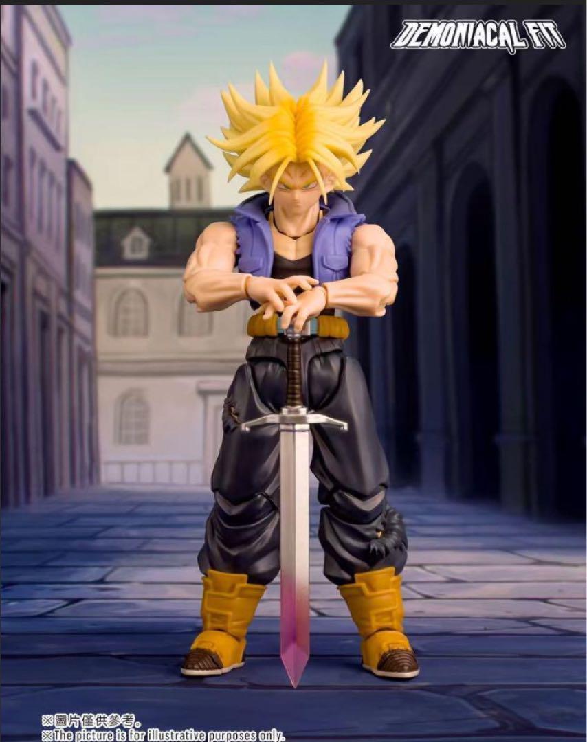 スーパーサイヤ人 トランクス　S.H.フィギュアーツ　同サイズ