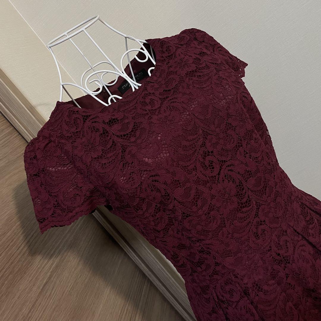 美品☆ストロベリーフィールズ☆美スタイル☆ワンピース☆S 総レース