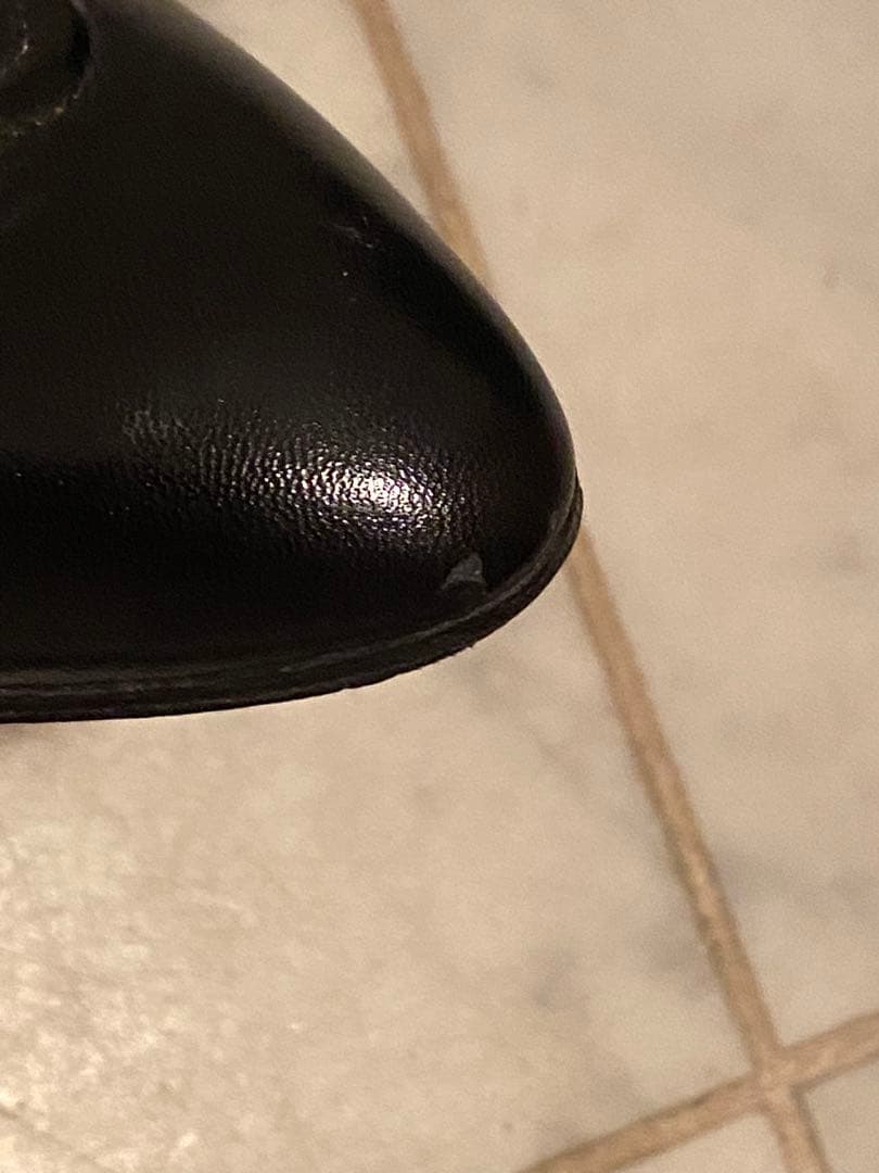 CHANEL ブラックレザーパンプス22.5cm・CHANEL