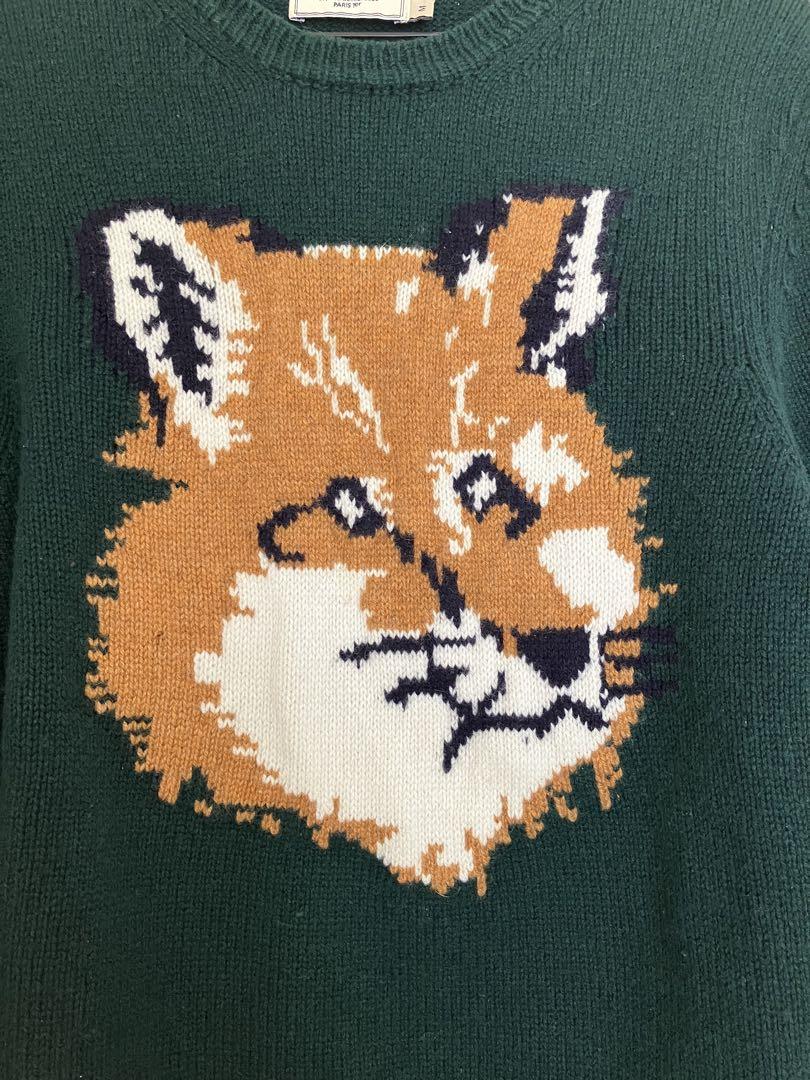 maisonkitsune head foxロゴニット