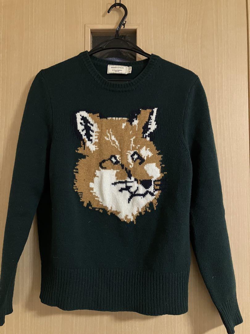 maisonkitsune head foxロゴニット