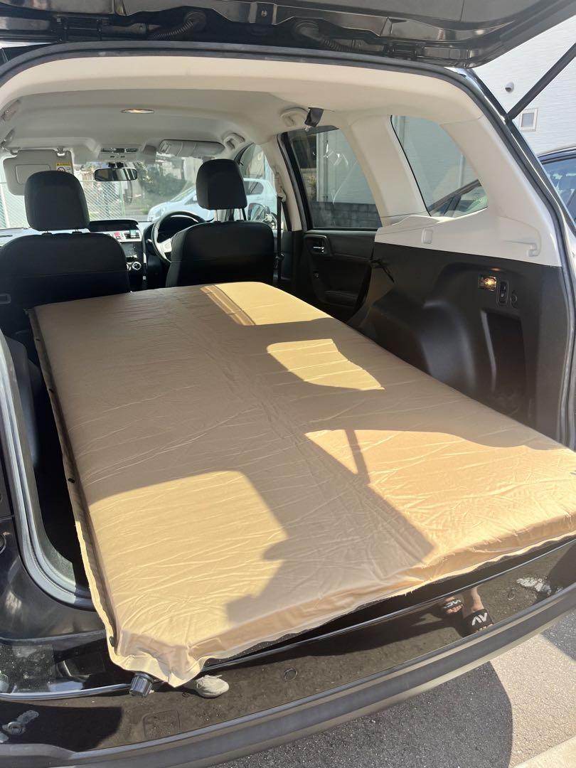 ［クイックキャンプ] 車中泊マット 厚み8cm セミダブルサイズ